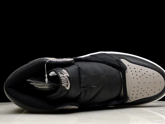 Rep TB Jordan 555088-013 Air OG Shadow 1 Retro High Black Grey 0819
